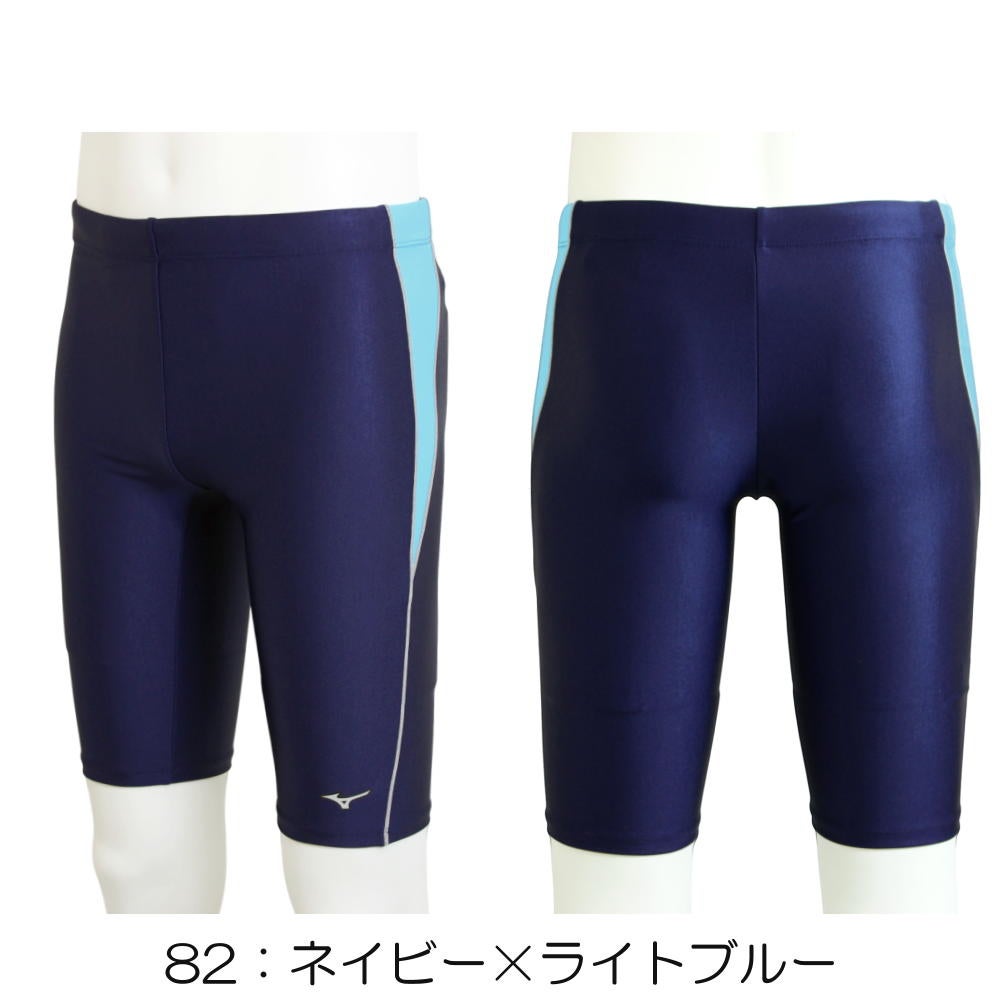ミズノMIZUNO別注オリジナルフィットネス水着メンズハーフスパッツN2JBDW02