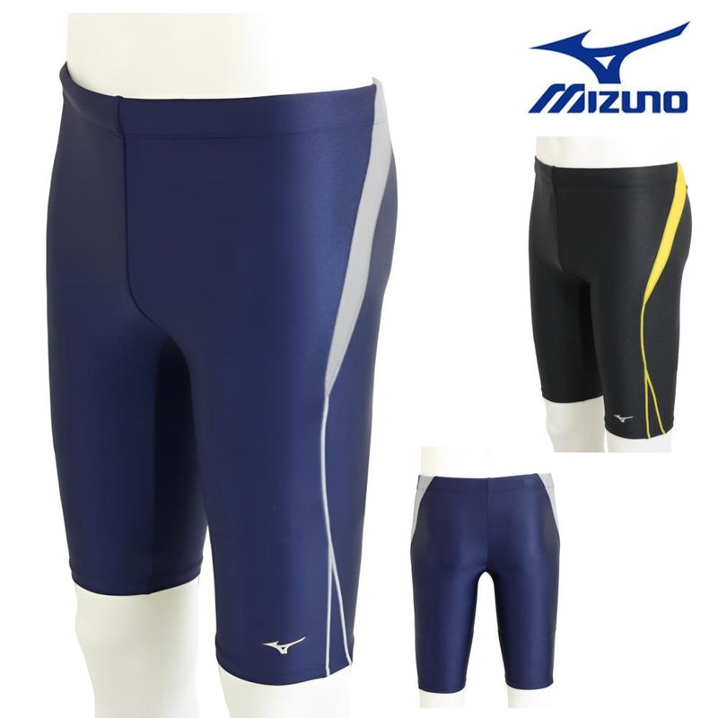 ミズノMIZUNO別注オリジナルフィットネス水着メンズハーフスパッツN2JBDW05