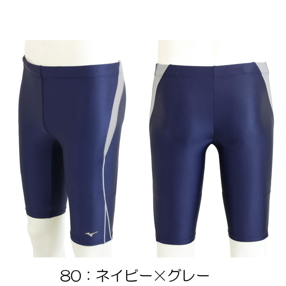 ズノMIZUNO別注オリジナルフィットネス水着メンズハーフスパッツN2JBDW05