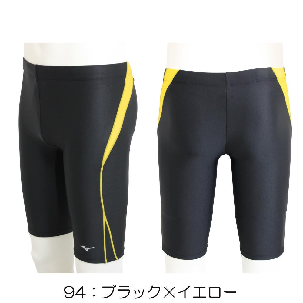 ミズノMIZUNO別注オリジナルフィットネス水着メンズハーフスパッツN2JBDW05
