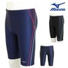 ミズノMIZUNO別注オリジナルフィットネス水着メンズハーフスパッツN2JBDW07