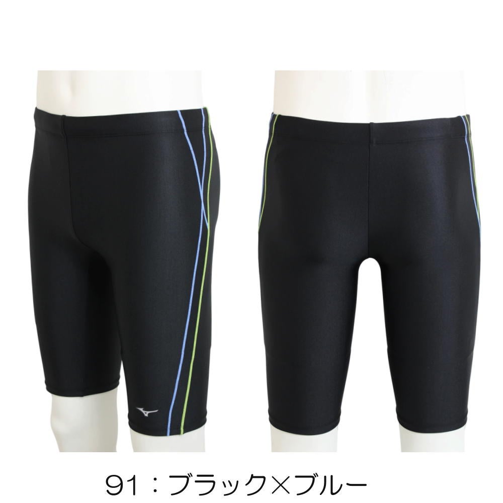 ミズノMIZUNO別注オリジナルフィットネス水着メンズハーフスパッツN2JBDW07
