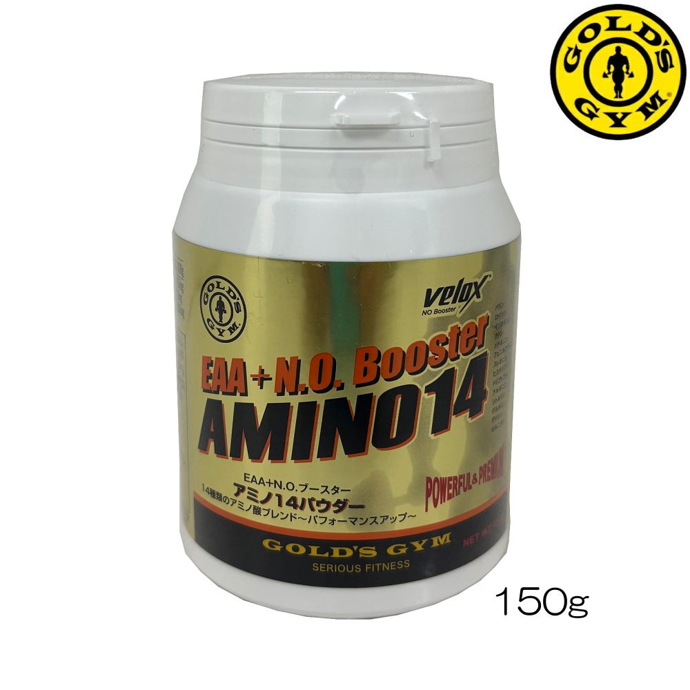 GGP GOLD'S GYM ゴールドジム EAA+N.O.ブースター アミノ14パウダー 150g 83363 F4515