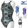 ミズノMIZUNO競泳水着練習用水着レディースエクサースーツミディアムカットEXERSUITSU-Fit競泳練習水着2026年春夏モデルN2MAD785