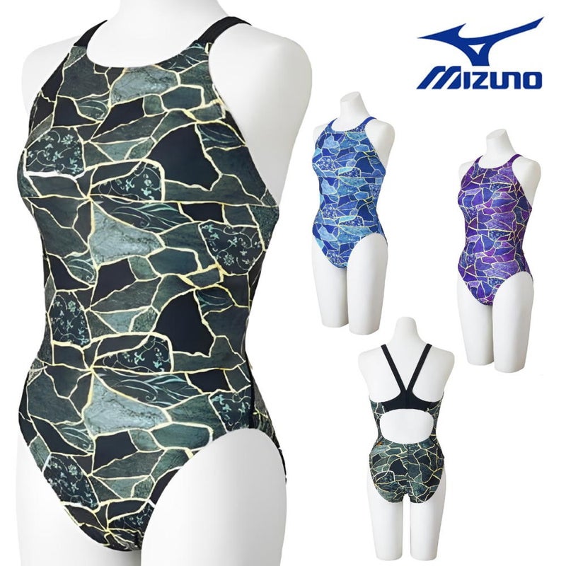 ミズノMIZUNO競泳水着練習用水着レディースエクサースーツミディアムカットEXERSUITSU-Fit競泳練習水着2026年春夏モデルN2MAD785