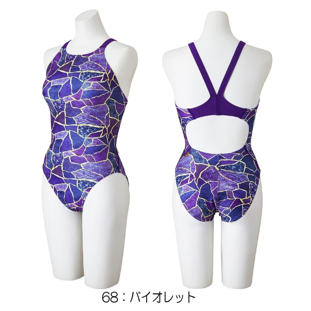 ミズノMIZUNO競泳水着練習用水着レディースエクサースーツミディアムカットEXERSUITSU-Fit競泳練習水着2026年春夏モデルN2MAD785