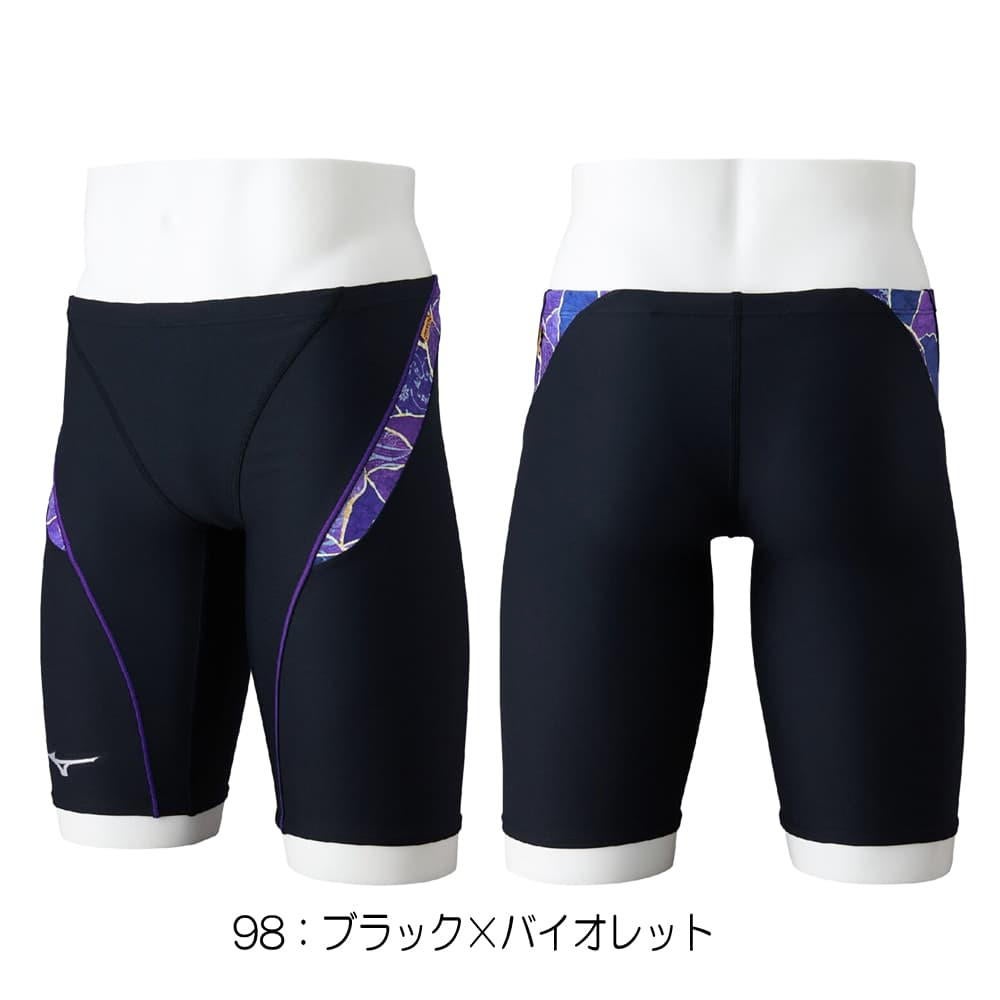 ミズノMIZUNO競泳水着練習用水着メンズエクサースーツハーフスパッツEXERSUITSU-Fit競泳練習水着2026年春夏モデルN2MBD588