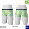 ミズノMIZUNO競泳水着練習用水着ジュニア男子エクサースーツショートスパッツEXERSUITSU-FitPEANUTSスヌーピー競泳練習水着2026年春夏モデルN2MBD431
