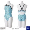ミズノMIZUNO競泳水着練習用水着レディースエクサースーツミディアムカットEXERSUITSU-FitPEANUTS競泳練習水着2026年春夏モデルN2MAD332