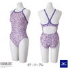 ミズノMIZUNO競泳水着練習用水着レディースエクサースーツミディアムカットEXERSUITSU-FitPEANUTS競泳練習水着2026年春夏モデルN2MAD332