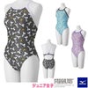 ミズノMIZUNO競泳水着練習用水着ジュニア女子エクサースーツミディアムカットEXERSUITSU-FitPEANUTSスヌーピー競泳練習水着2026年春夏モデルN2MAD431
