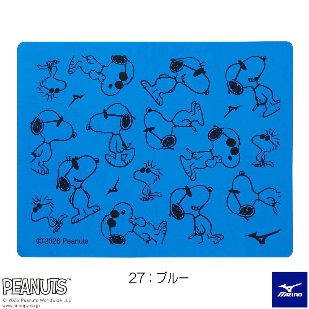 ミズノMIZUNO水泳スイムタオル吸水タオルセームタオルPEANUTS2026年春夏追加企画モデルN2JYD332