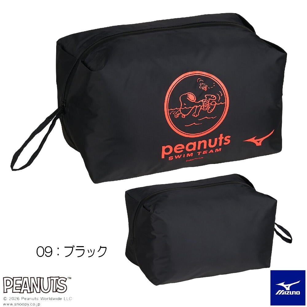 ミズノMIZUNO水泳ポーチLPEANUTS2026年春夏モデルN3JMDX05