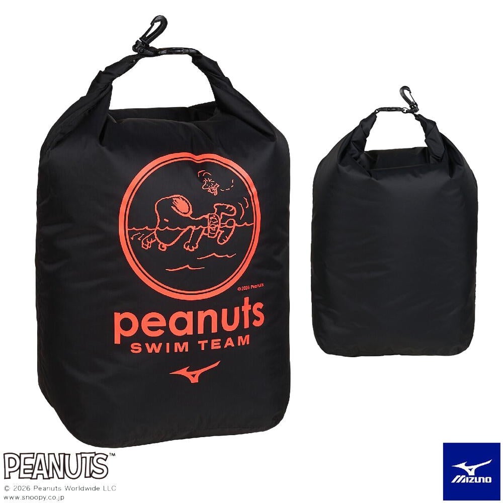 ミズノMIZUNO水泳ロールバッグLPEANUTS2026年春夏モデルN3JMDX03
