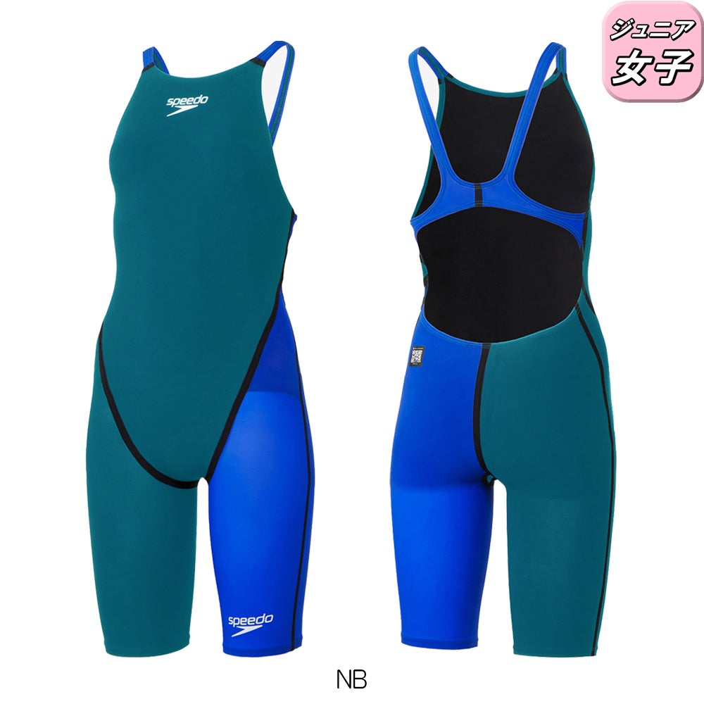 スピードSPEEDO競泳水着ジュニア女子WA承認モデルFastskinPro3ファストスキンプロ3オープンバックニースキンSCG12101Ffinaマークあり