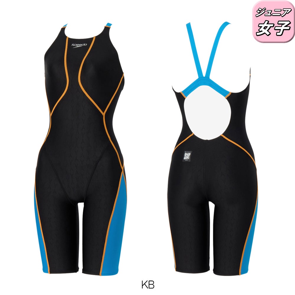 スピードSPEEDO競泳水着ジュニア女子WA承認モデルフレックスシグマニュージュニアオープンバックニースキン1オールインワンFLEXΣν2026年春夏モデルSCG12601Ffinaマークあり