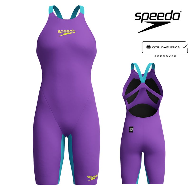 スピードSPEEDO競泳水着レディースFASTSKINLZRPureValor2.0ファストスキンレーザーピュアヴァラーウィメンズオープンバックニースキンWA承認モデル競泳全種目向き高速水着SCW12402Ffinaマークあり