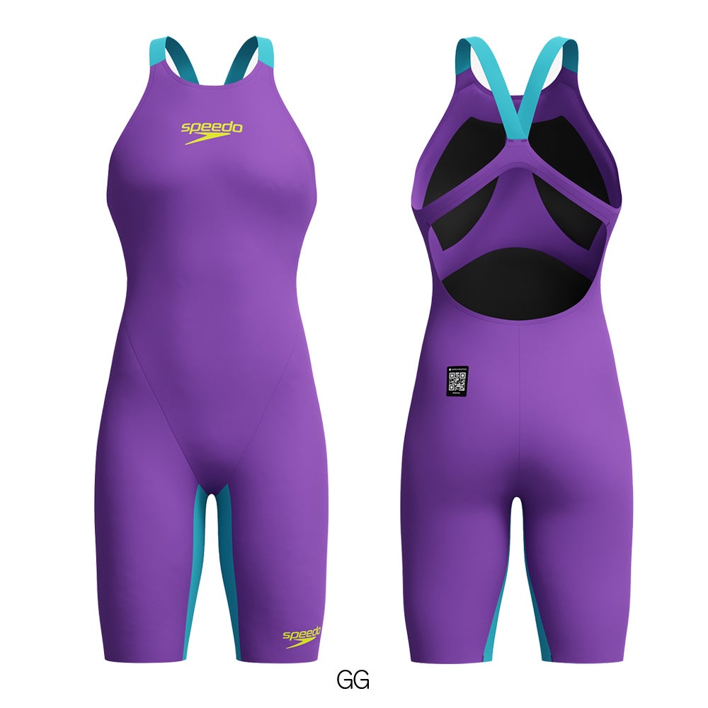 スピードSPEEDO競泳水着レディースFASTSKINLZRPureValor2.0ファストスキンレーザーピュアヴァラーウィメンズオープンバックニースキンWA承認モデル競泳全種目向き高速水着SCW12402Ffinaマークあり