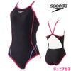 スピードSPEEDO競泳水着ジュニア女子練習用プッシュアップターンズスーツENDURANCEECO競泳練習水着STG02301