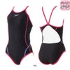 スピードSPEEDO競泳水着ジュニア女子練習用プッシュアップターンズスーツENDURANCEECO競泳練習水着STG02301