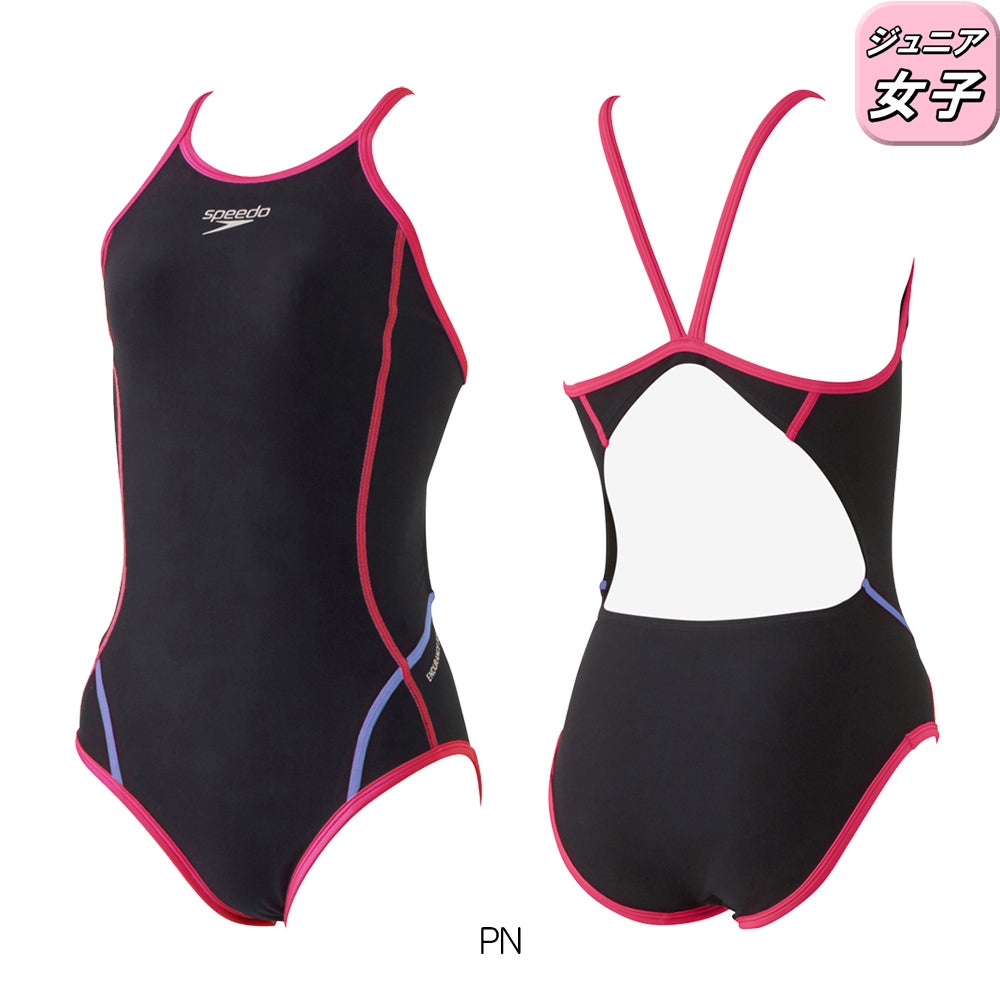スピードSPEEDO競泳水着ジュニア女子練習用プッシュアップターンズスーツENDURANCEECO競泳練習水着STG02301
