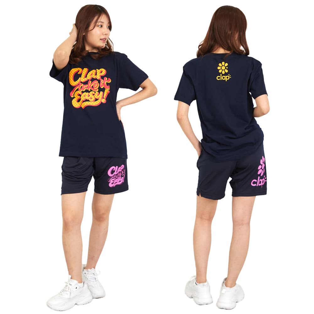 クラップCLAPテイクイットイージーティーレディーススポーツアパレルトレーニングフィットネス女性CTS26048