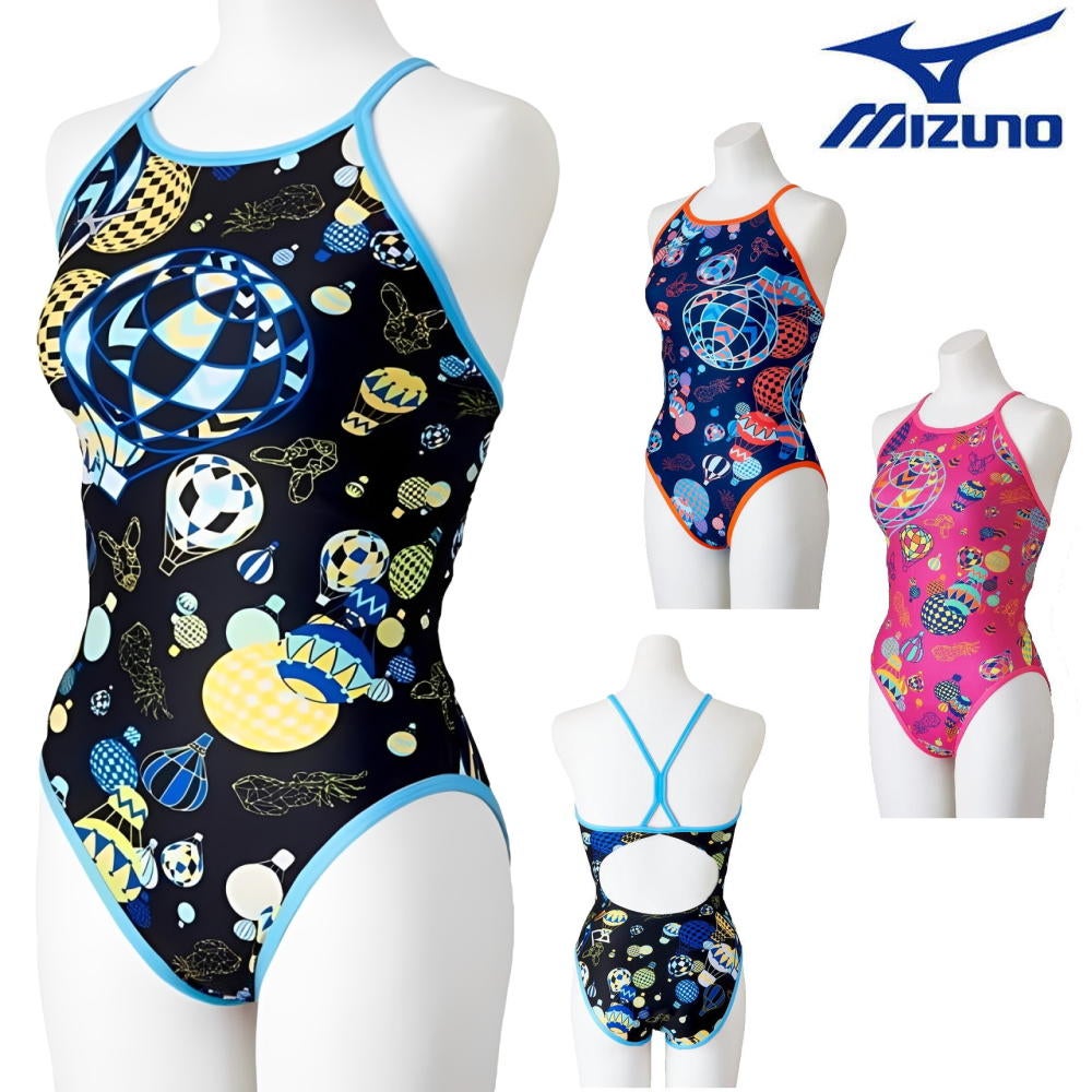 ミズノMIZUNO競泳水着練習用水着レディースエクサースーツミディアムカットEXERSUITSU-Fit競泳練習水着2026年春夏モデルN2MAD766