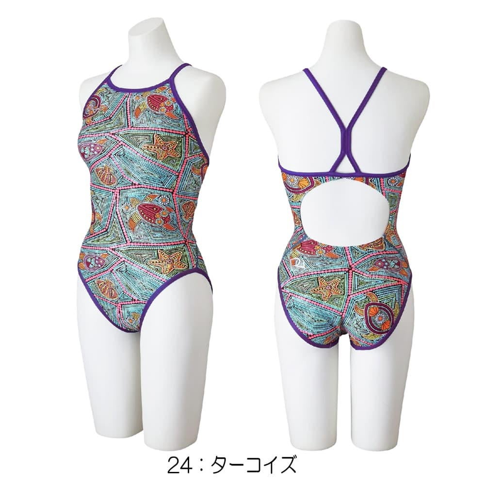 ミズノMIZUNO競泳水着練習用水着レディースエクサースーツミディアムカットEXERSUITSU-Fit競泳練習水着2026年春夏モデルN2MAD768