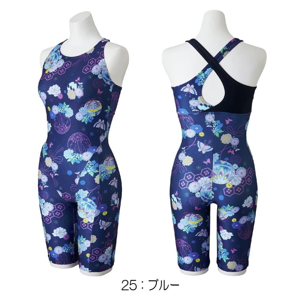 ミズノMIZUNOフィットネス水着レディースStrokeONEオールインワンパッド付き2026年春夏モデルN2JGD362