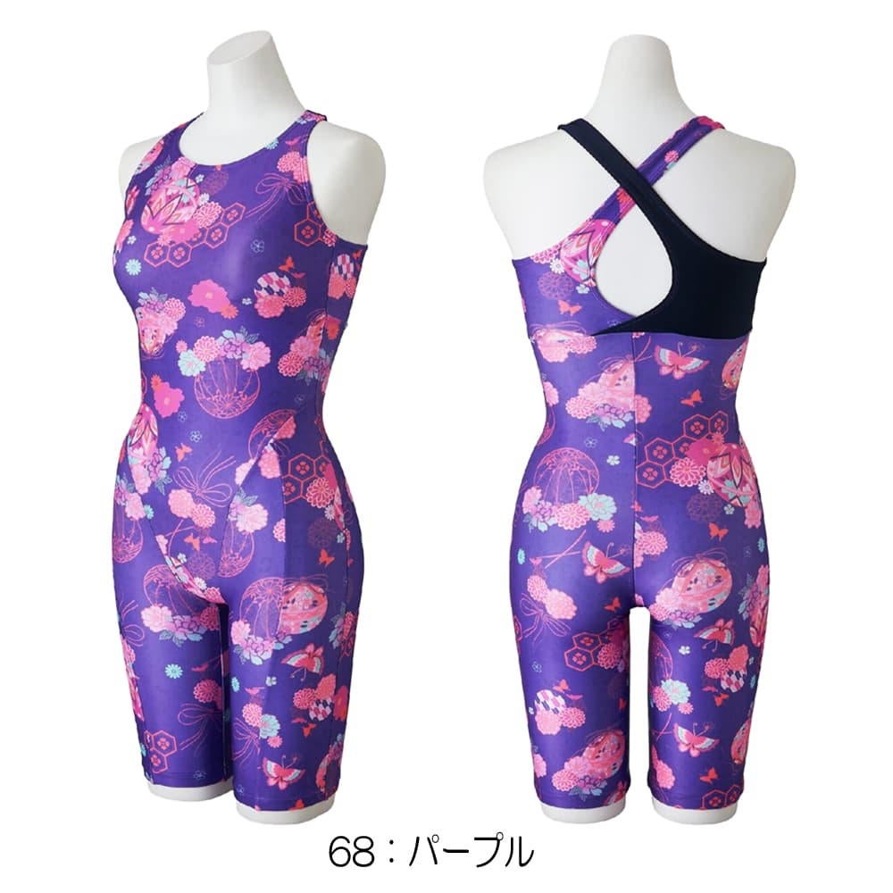 ミズノMIZUNOフィットネス水着レディースStrokeONEオールインワンパッド付き2026年春夏モデルN2JGD362