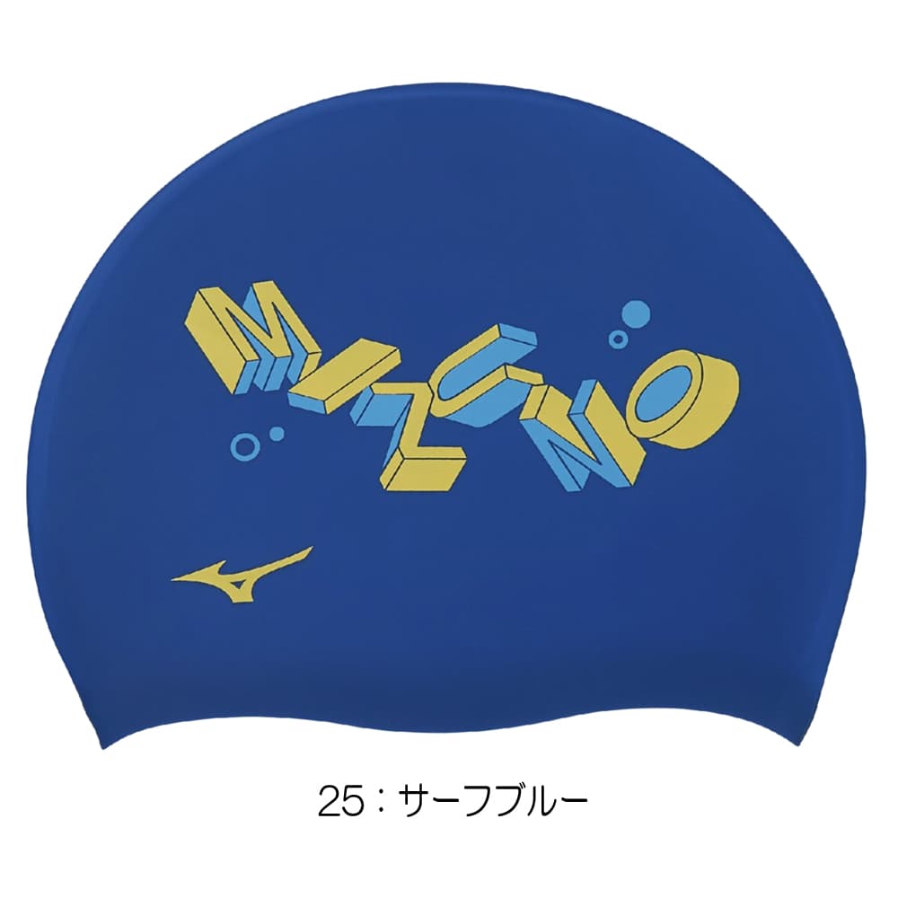 ミズノMIZUNO水泳シリコーンキャップスイムキャップ水泳小物2026年春夏モデルN2JWD543