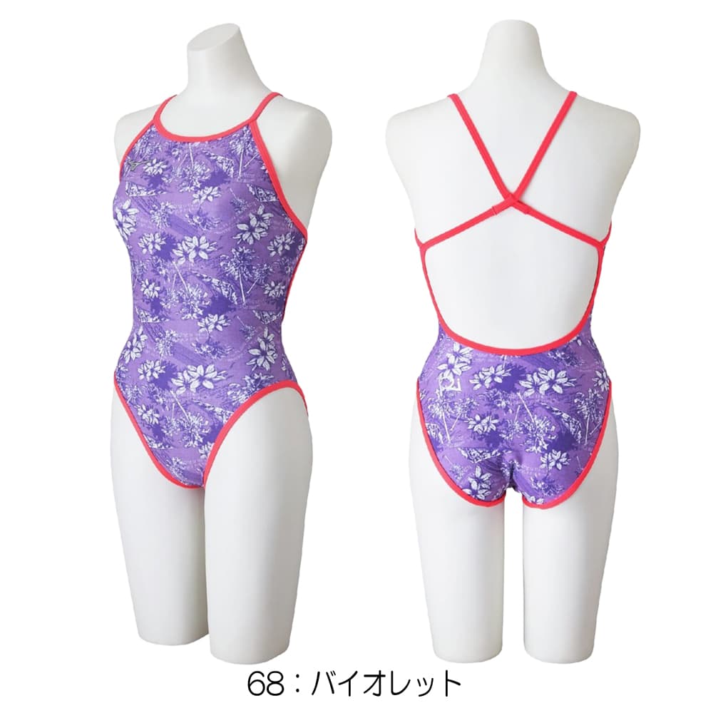 ミズノMIZUNO競泳水着練習用水着レディースエクサースーツミディアムカットEXERSUITSU-Fit競泳練習水着2026年春夏モデルN2MAD765