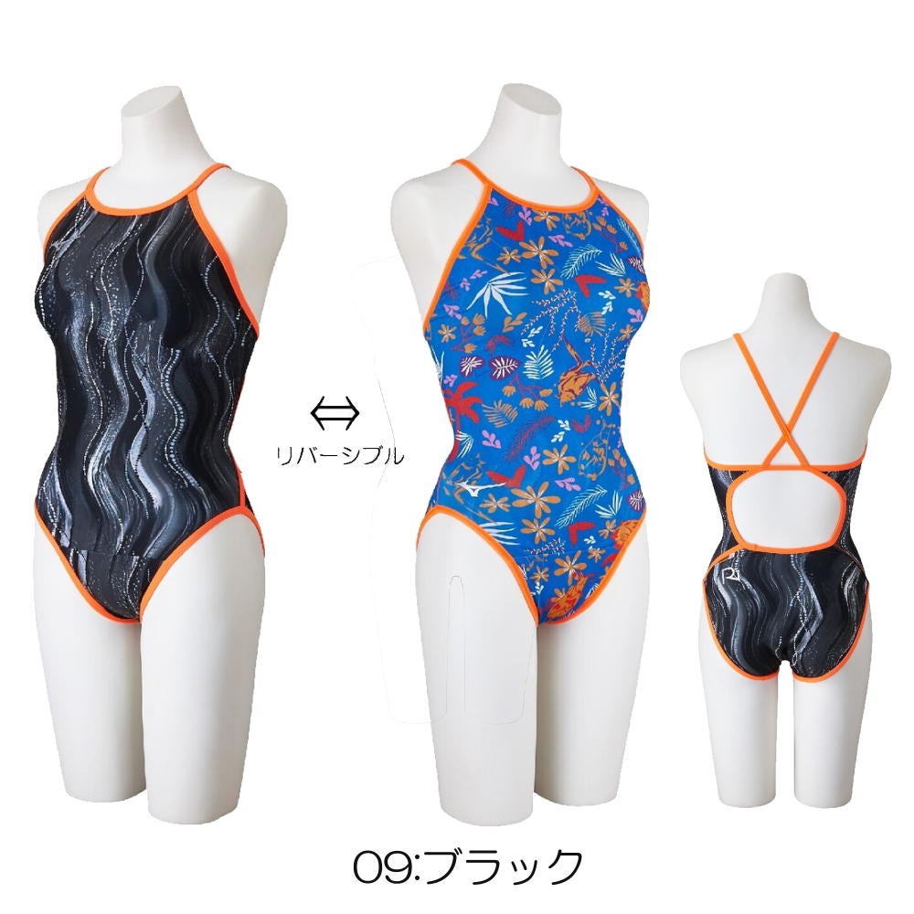 ミズノMIZUNO競泳水着練習用水着レディースエクサースーツミディアムカットEXERSUITSU-Fit競泳練習水着2026年春夏モデルN2MAD769