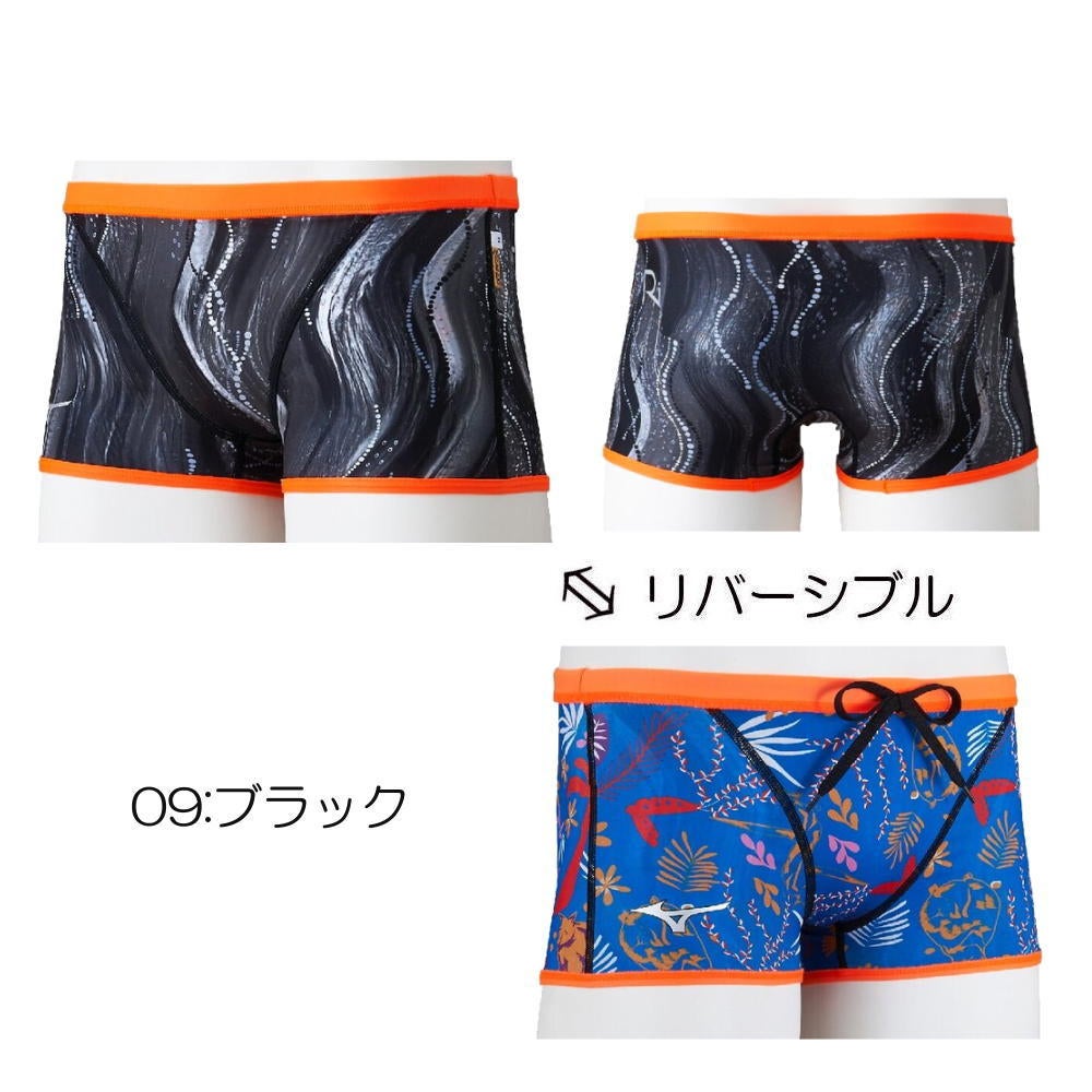 ミズノMIZUNO競泳水着練習用水着メンズエクサースーツショートスパッツEXERSUITSU-Fit競泳練習水着2026年春夏モデルN2MBD569