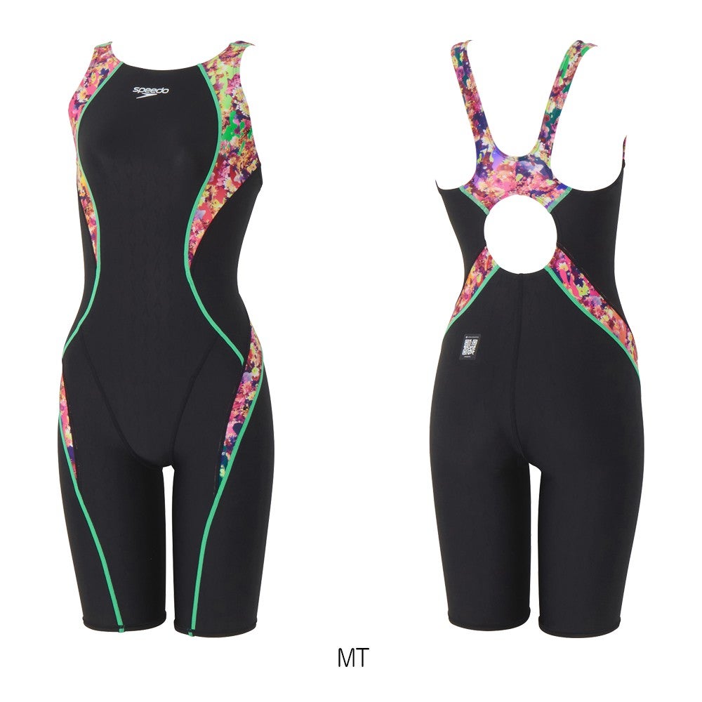 スピードSPEEDO競泳水着レディースWA承認モデルフレックスシグマニューミニオープンバックニースキンオールインワンFLEXΣν2026年秋冬モデルSCW12652Ffinaマークあり