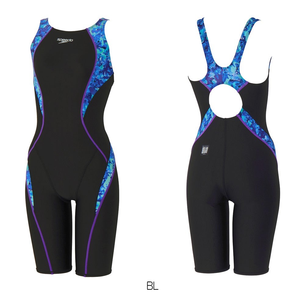 スピードSPEEDO競泳水着レディースWA承認モデルフレックスシグマニューミニオープンバックニースキンオールインワンFLEXΣν2026年秋冬モデルSCW12652Ffinaマークあり