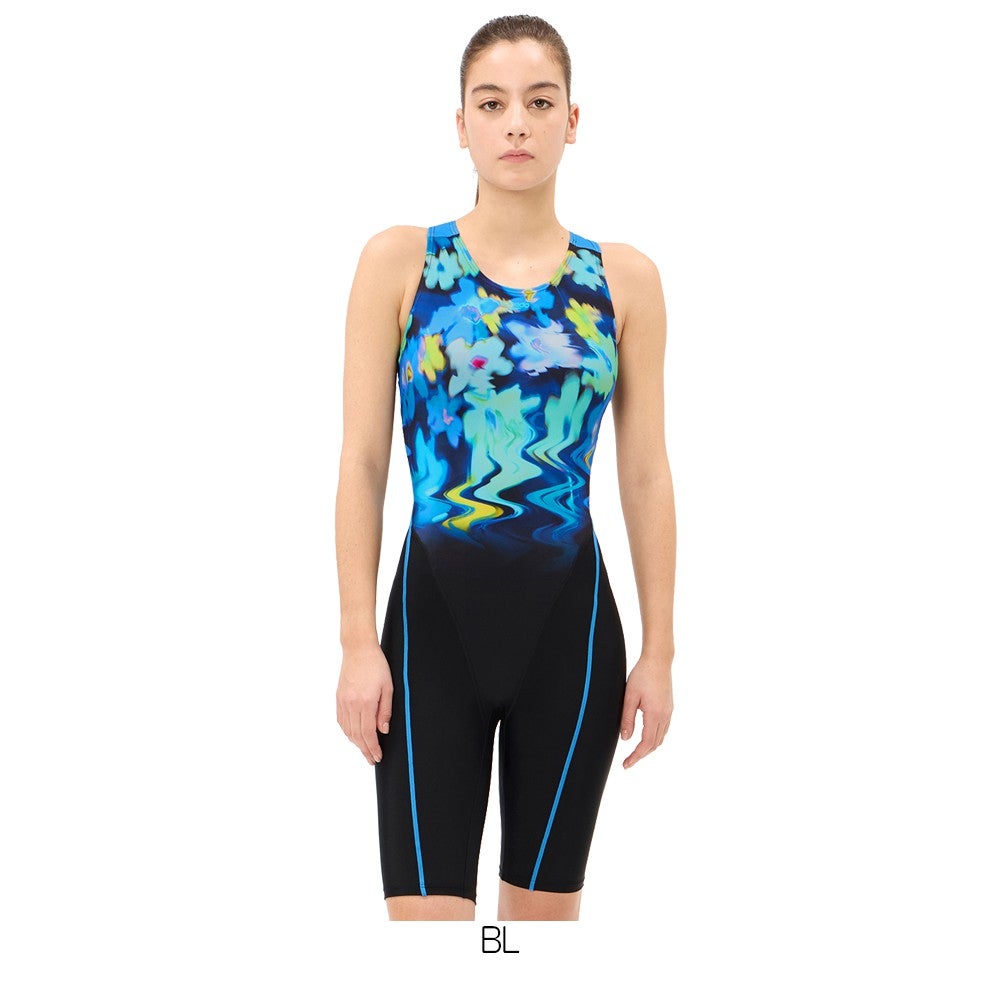 スピードSPEEDOフィットネス水着レディースデイジールースンニースキンオールインワンパッド付きUltraStretch02026年秋冬モデルSFW12662