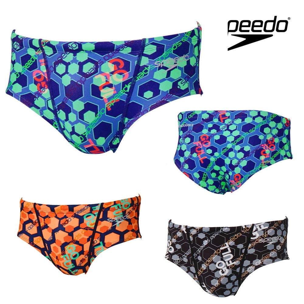 スピード SPEEDO 競泳水着 練習用水着 メンズ ヘキサゴナルターンズショートボックス ENDURANCE ECO 競泳練習水着 2026年秋冬モデル ST42656