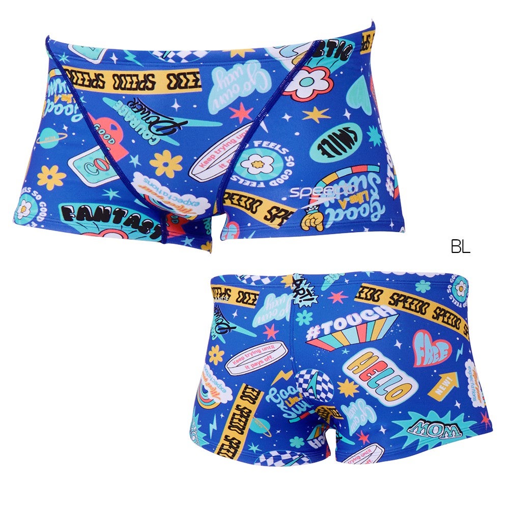 スピード SPEEDO 競泳水着 練習用水着 メンズ カラフルアイコンズターンズボックス ENDURANCE ECO 競泳練習水着 2026年秋冬モデル ST52654