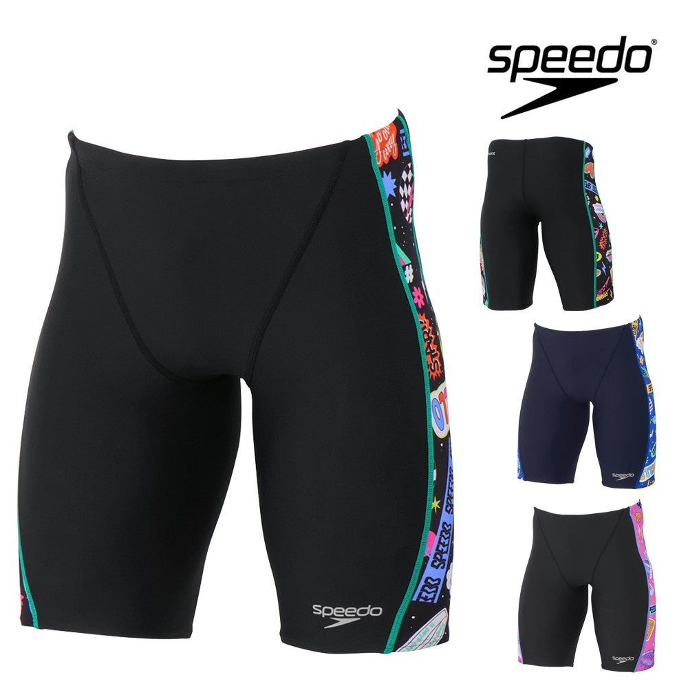 スピード SPEEDO 競泳水着 練習用水着 メンズ カラフルアイコンズターンズジャマー ENDURANCE ECO 競泳練習水着 2026年秋冬モデル ST62654