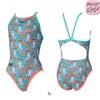 スピード SPEEDO 競泳水着 練習用水着 ジュニア女子 モルガフラワードッグターンズスーツ ENDURANCE ECO 競泳練習水着 2026年秋冬モデル STG02659MU
