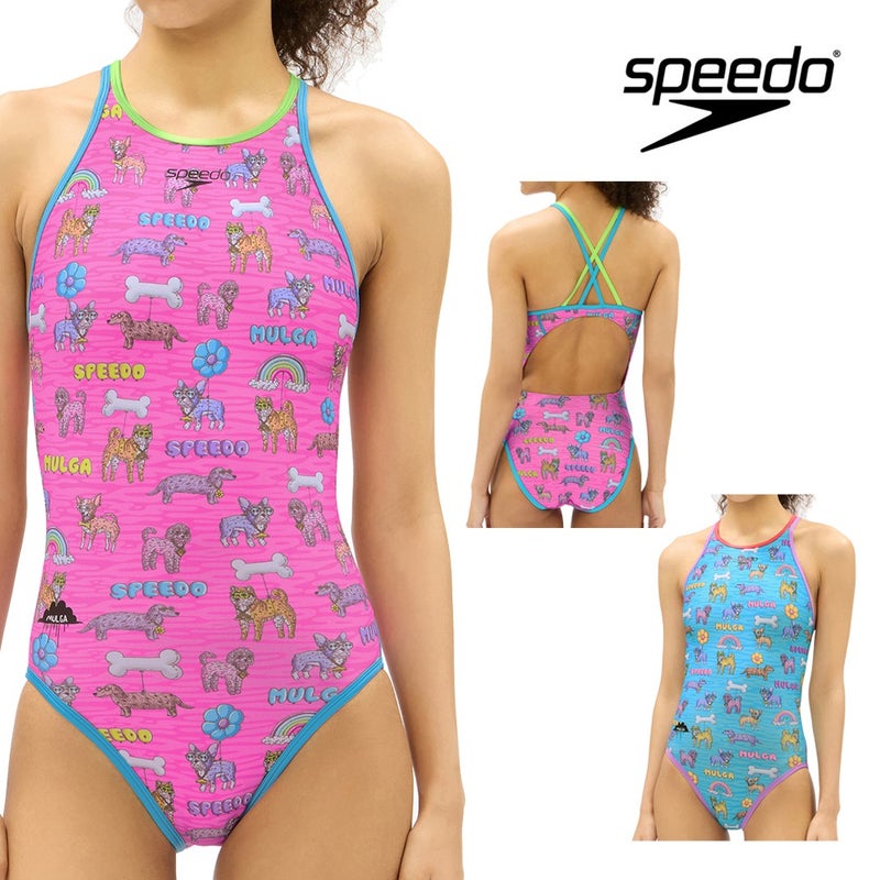 スピード SPEEDO 競泳水着 練習用水着 レディース モルガバルーンドッグターンズクロッシェスーツ ENDURANCE ECO 競泳練習水着 2026年秋冬モデル STW02651MU