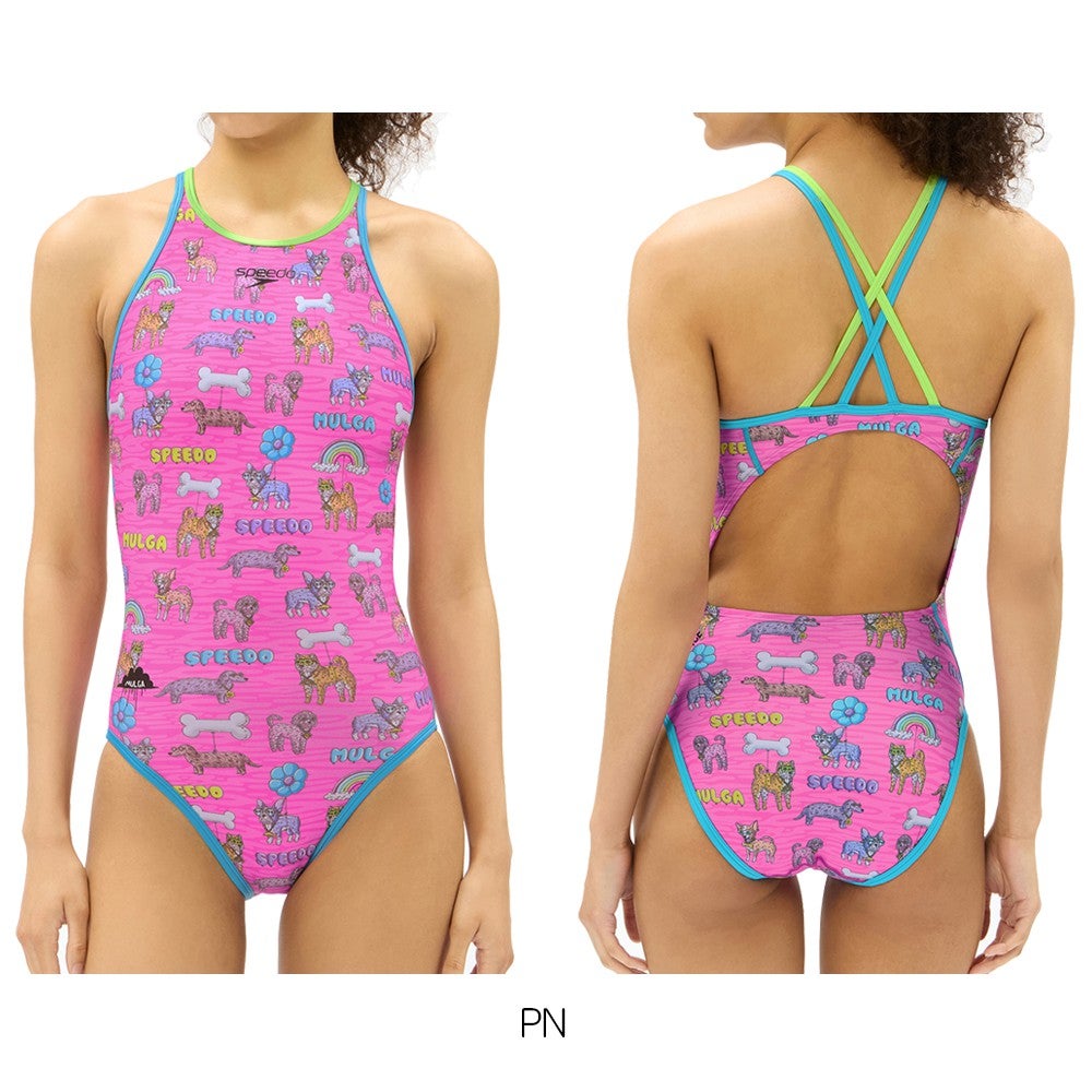 スピード SPEEDO 競泳水着 練習用水着 レディース モルガバルーンドッグターンズクロッシェスーツ ENDURANCE ECO 競泳練習水着 2026年秋冬モデル STW02651MU