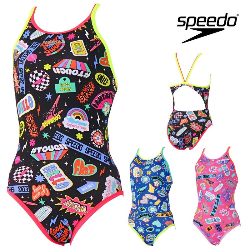 スピード SPEEDO 競泳水着 練習用水着 レディース カラフルアイコンズターンズスーツ ENDURANCE ECO 競泳練習水着 2026年秋冬モデル STW02654