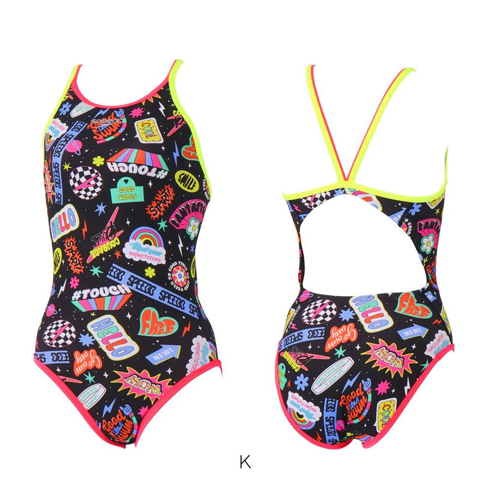 スピード SPEEDO 競泳水着 練習用水着 レディース カラフルアイコンズターンズスーツ ENDURANCE ECO 競泳練習水着 2026年秋冬モデル STW02654
