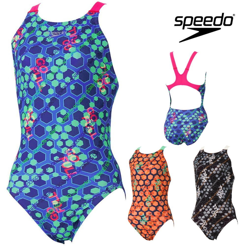 スピード SPEEDO 競泳水着 練習用水着 レディース ヘキサゴナルターンズワイドストラップスーツ ENDURANCE ECO 競泳練習水着 2026年秋冬モデル STW02657