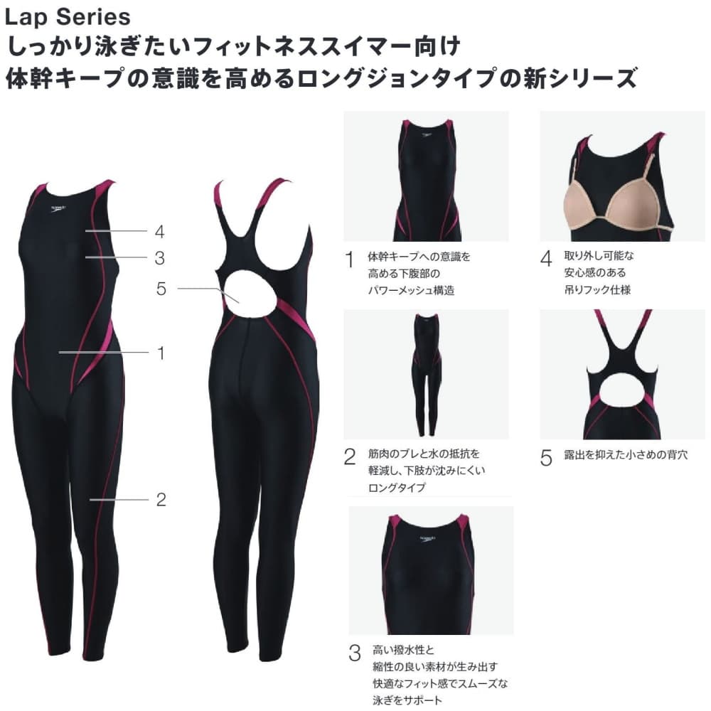 スピード SPEEDO 競泳水着 練習用水着 レディース ビームターンズスーツ ENDURANCE ECO 競泳練習水着 2026年秋冬モデル STW02658