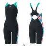スピード SPEEDO 競泳水着 練習用水着 レディース ブラッシーシャドウターンズパズルミニオープンバックニースキン オールインワン ENDURANCE ECO 競泳練習水着 2026年秋冬モデル STW12653
