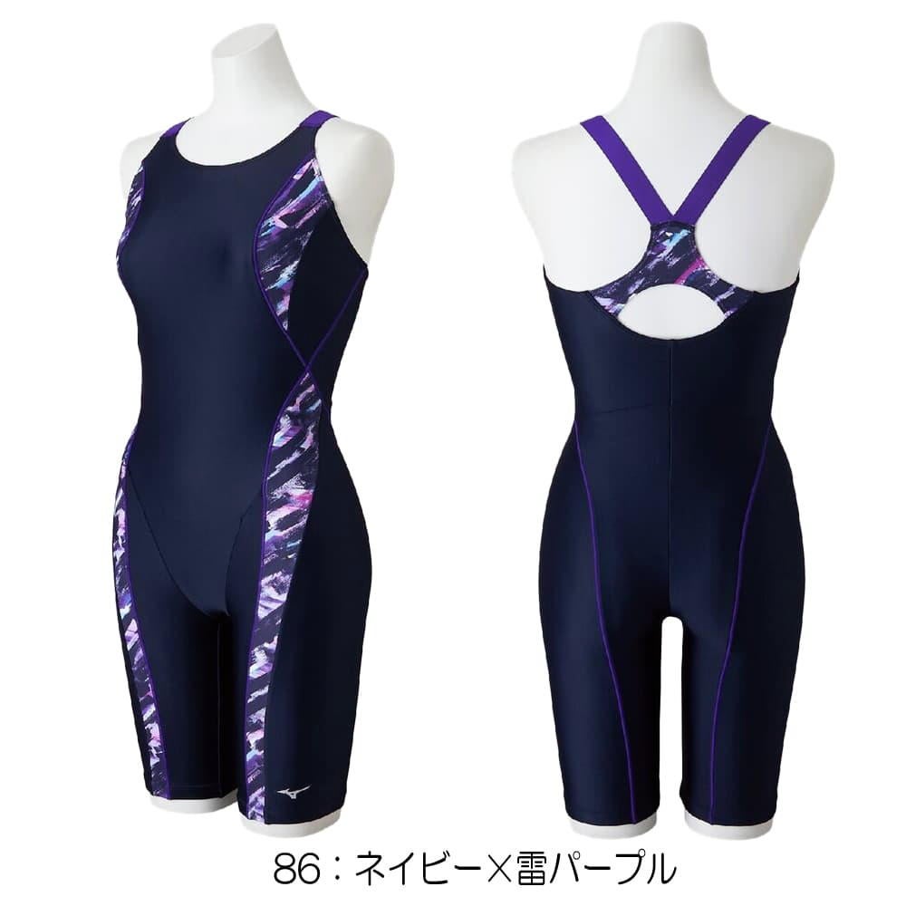 ミズノMIZUNOフィットネス水着レディースStrokeONEオールインワンパッド付き2026年春夏モデルN2JGD807