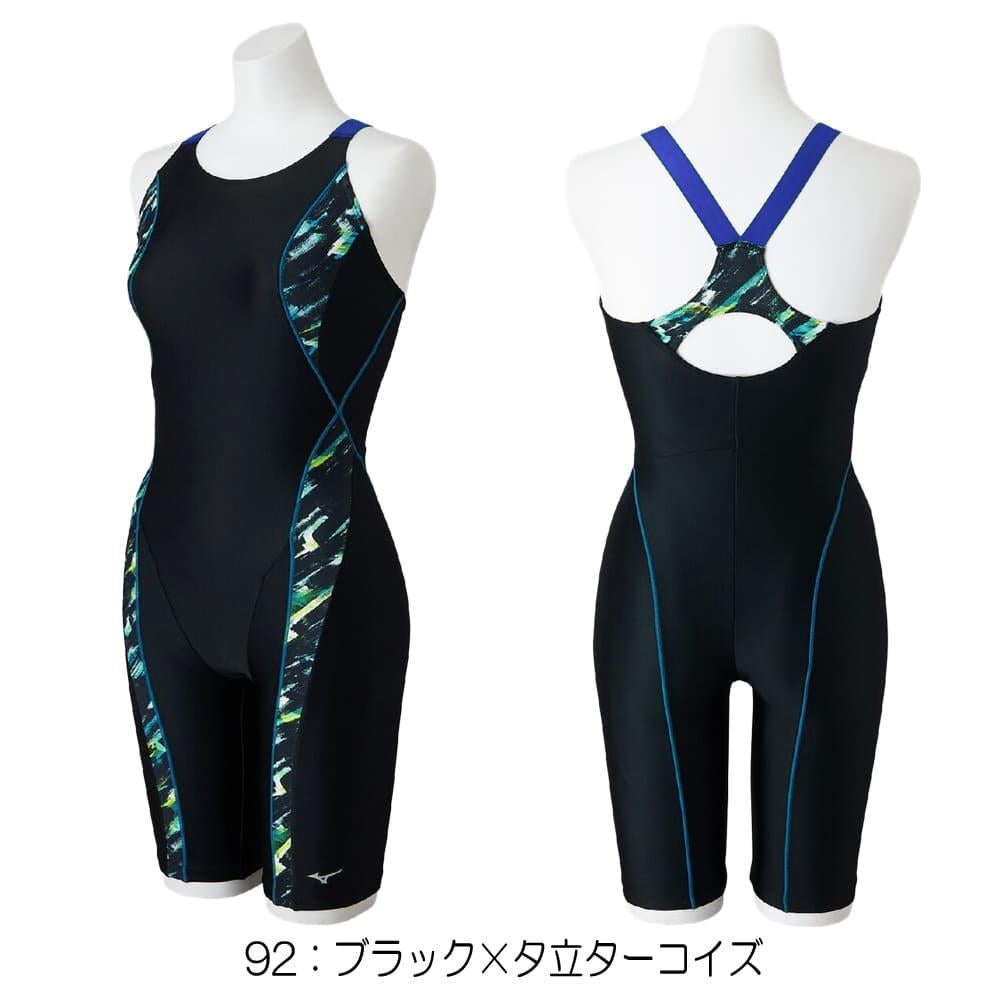 ミズノMIZUNOフィットネス水着レディースStrokeONEオールインワンパッド付き2026年春夏モデルN2JGD807